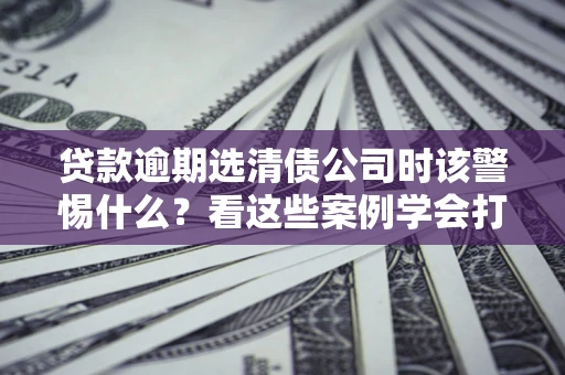 济南贷款逾期选清债公司时该警惕什么？看这些案例学会打翻身仗
