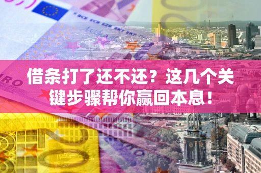 济南借条打了还不还？这几个关键步骤帮你赢回本息！