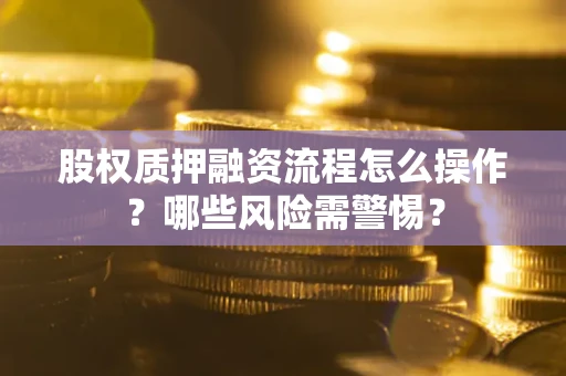 济南股权质押融资流程怎么操作？哪些风险需警惕？