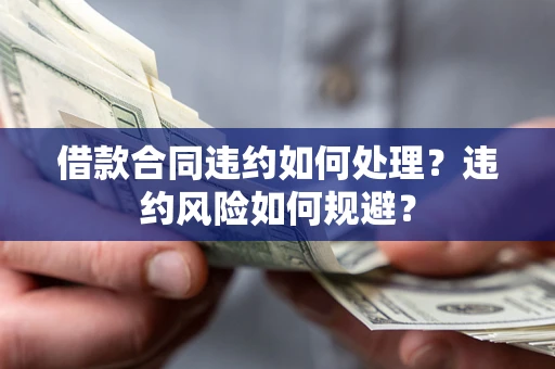 济南借款合同违约如何处理？违约风险如何规避？