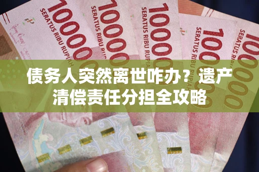 济南债务人突然离世咋办？遗产清偿责任分担全攻略