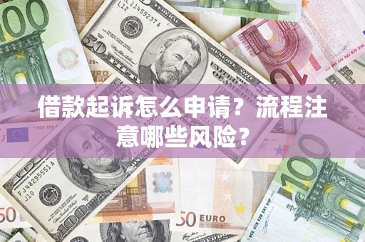 济南借款起诉怎么申请？流程注意哪些风险？